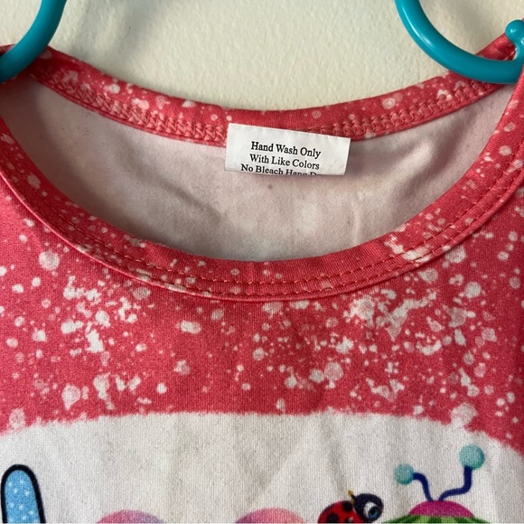 Cocomelon Toddler Girl 2-Piece Outfit Ruffle Sleeve Top & Shorts Set Size 12-18M - Picture 3 of 13